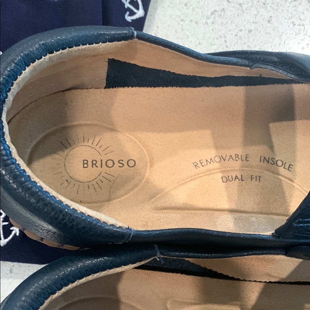 Blue Mary Janes Style and Rounded Toe - Picture 3 of 12